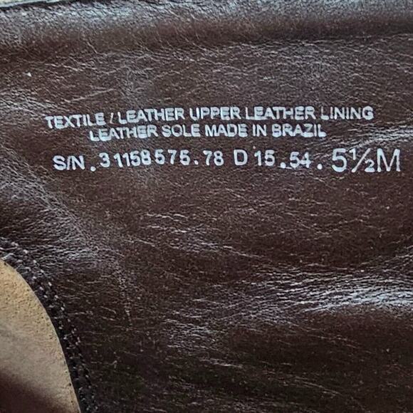 Tory Burch Fango Bowie Leather Booties Womens 5.5 Minimal Quiet Luxury Preppy - Picture 8 of 8